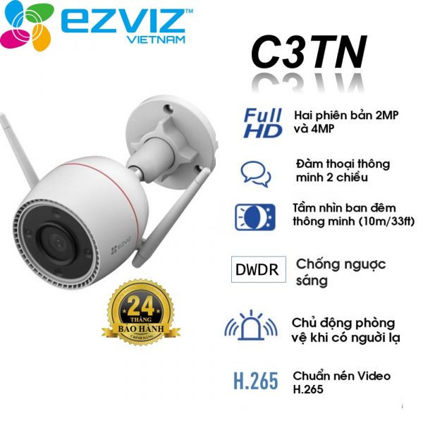 Camera Ezviz C3TN 2MP 1080P